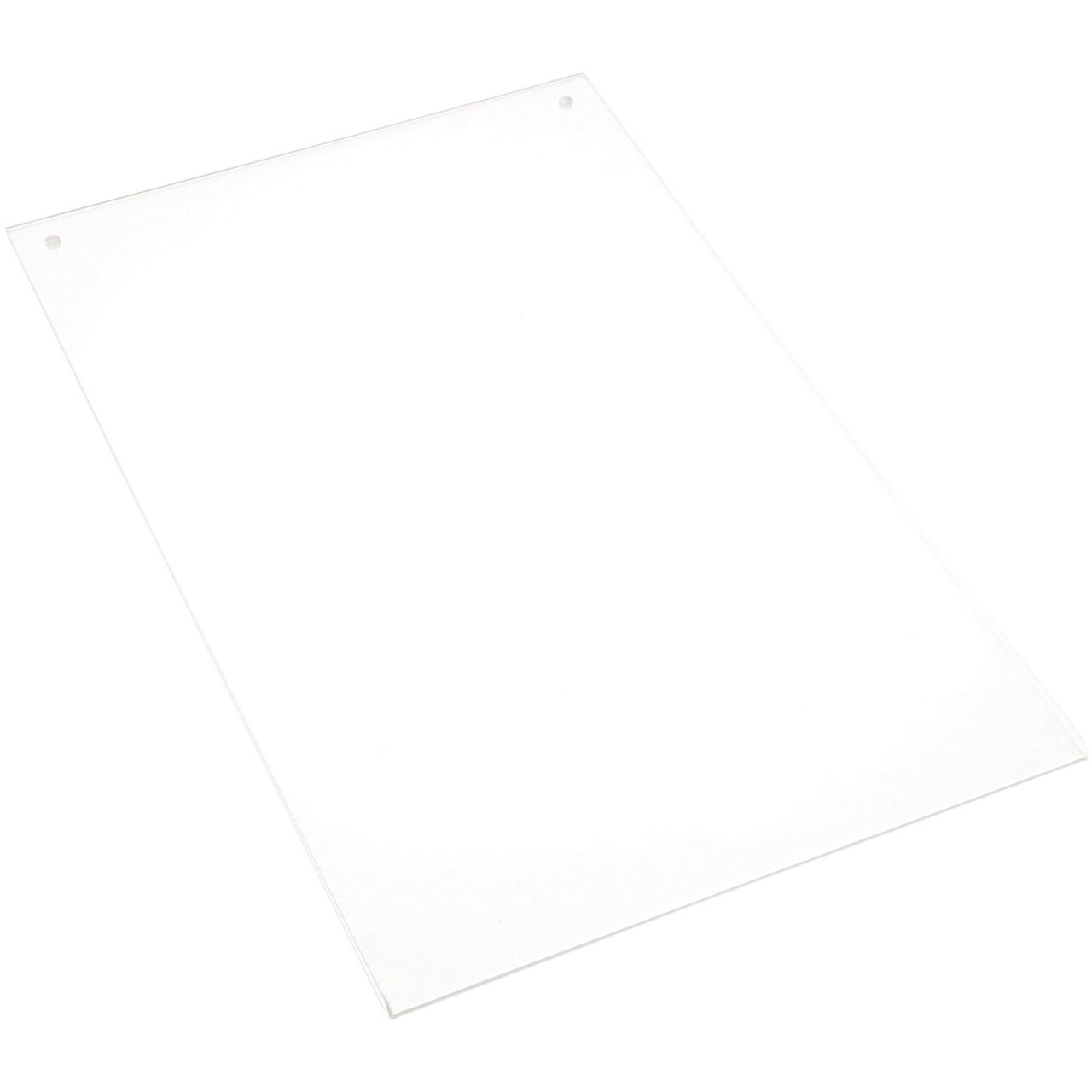Plymor Clear Acrylic Sign Display / Literature Holder (Wall-Mount), 11" W x 17" H